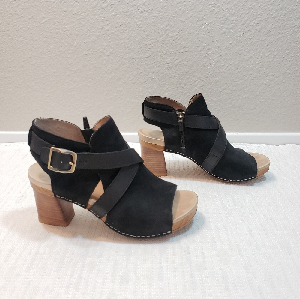 DANSKO Arlene Leather Heels Bootie EU 37